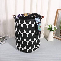 Vente en gros pliable écologique grand panier à linge domestique tigre enfants organisateur avec sac d'opp durable