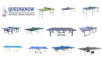 Table de ping-pong pliable, imperméable, durable et portable pour les sports de plein air, la maison, la salle de sport et le fitness