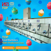 Chaîne de production de gâteaux compacte et automatique à grande échelle pour cupcakes, pain et chocolat – Haute efficacité