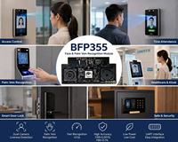 Módulo de Verificación de Acceso Inteligente BFP355 con Detección Biométrica Dual, Encendido Rápido, UART, USB, Reconocimiento Facial y de Palma de la Mano