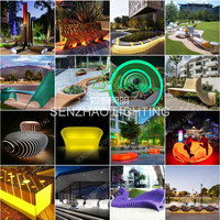 Banc lumineux intelligent LED pour jardin SenzhaoOutdoor, chaise, tabouret, étanche IP65