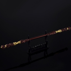 Arma del Juego Black Myth WuKong, Bastón Dorado Ruyi, Modelo del Juego Pilgrimage to the West-Eripheral, Bastón del Rey Mono para Regalo - Product Image 4