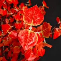 Vente chaude usine : Décoration paysagère extérieure pour jardin, mariage, Noël – Feuilles artificielles roses de 3 m, éclairées par LED, indice IP65