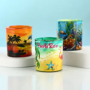 Creative ceramiche personalizzate shot di vetro una tazza di porcellana bianca tazza di acqua per uso domestico souvenir business regalo all'ingrosso