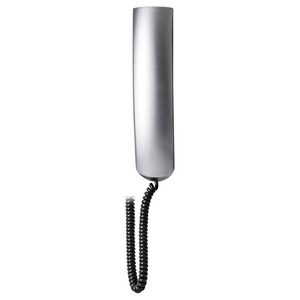 Auricular para intercomunicador Petrarca 6200 37 con cable en espiral y acabado metálico - Product Image 1