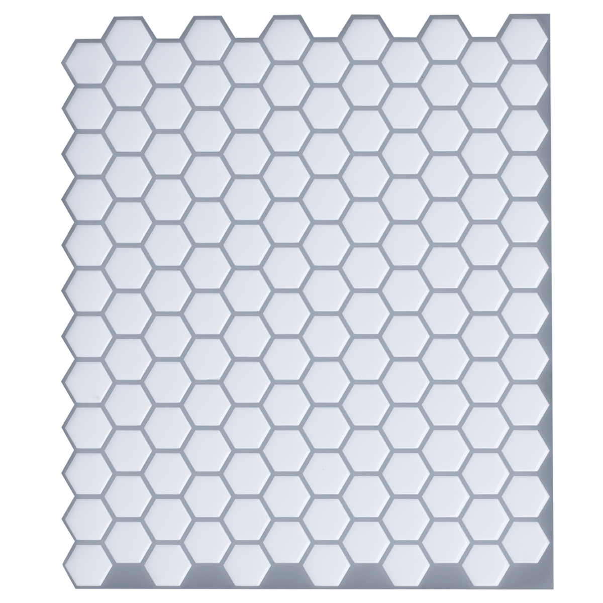 White Small Hexagon
