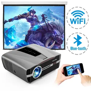 Bán buôn giá Home Cinema Beamer không dây di động thông minh máy chiếu Native 1080P LED chiếu