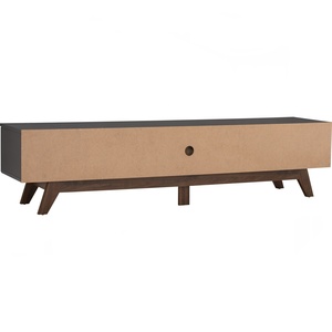 ตู้วางทีวี MANDO สีวอลนัทและสีดำ ขนาด 1.8 เมตร สำหรับใช้งานในเมือง ผลิตในมาเลเซีย เหมาะสำหรับสำนักงานหรือห้องรับรองมืออาชีพ - Product Image 4