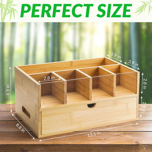 منظم قهوة وشاي لأسطح المنضدة مع منظم قوالب للقهوة في البار بأدراج - Product Image 6