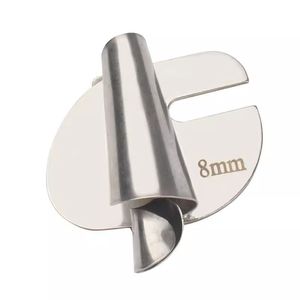 Herramienta de Dobladillo en Espiral para Máquina de Coser, 8 mm, Acero Inoxidable, Equipo Manual para Procesamiento de Prendas - Product Image 1