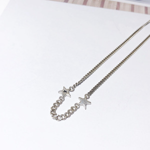 สร้อยคอรูปดาว S925 เงินสเตอร์ลิง ดีไซน์เรียบง่าย สำหรับผู้หญิง สวมใส่ได้ทุกวัน - Product Image 3