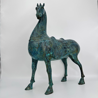 Bronze Tang Dynasty Horse Style artistique unique avec des techniques de coulée matures Produit d'artisanat en métal
