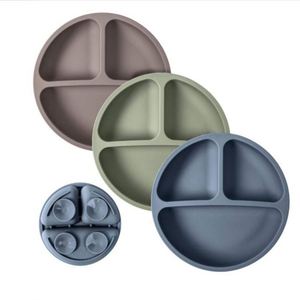 Assiette bébé en silicone à ventouse, fournie par l'usine - Product Image 1