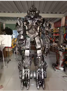 <span class=keywords><strong>Robot</strong></span> adulto trasformatori Cosplay personalizzati realistici <span class=keywords><strong>Robot</strong></span> in movimento mascotte trasformatori con effetto LED - Product Image 3