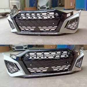 New PNB High Quality RS3 Type Front Bumper Grille for Audi A3 8Y 2021-2024 Upgrade Kit Park Assist <b>Sensor</b> Cutouts Easy Install - Product Image 2