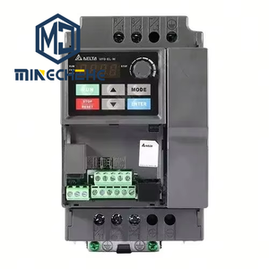 VFD 0.2KW 230V VFD002EL21W VFD015EL21W VFD022EL21W อินเวอร์เตอร์ขับมอเตอร์ AC เฟสเดียวพร้อม PLC ในตัวสำหรับระบบอัตโนมัติ - Product Image 1