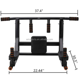 Barra de Dominadas Multifuncional de Hierro Fundido para Montar en la Pared, Estación de Dominadas, Gimnasio en Casa, Torre de Potencia para Entrenamiento - Product Image 3