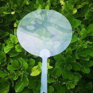 Ventilateur miniature transparent Kpop personnalisé en PVC écologique imprimé 5*5cm - Product Image 1