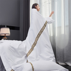Hoteles con clasificación de estrellas, hoteles con ropa de <span class=keywords><strong>cama</strong></span> de <span class=keywords><strong>lino</strong></span>, alojamientos familiares, fundas de edredón de tela tejida bordada, sábanas, ropa de <span class=keywords><strong>cama</strong></span>, juegos de cuatro piezas - Product Image 6