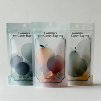Sachets personnalisés refermables pour bonbons gélifiés, pochettes transparentes mates résistantes à l'humidité
