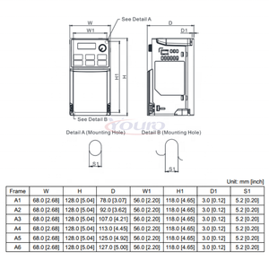 100 ชิ้น ใหม่แกะกล่อง VFD1A5ME43AFSAA ME300 0.4kW 0.5HP 460V 3 เฟส คอนโทรล VFD - Product Image 3