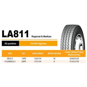 Neumáticos Radiales de Acero LCH T-REX Nuevos, 9R22.5 315/80R22.5, para Camiones, Todas las Posiciones, para Camiones Pesados y Remolques - Product Image 6