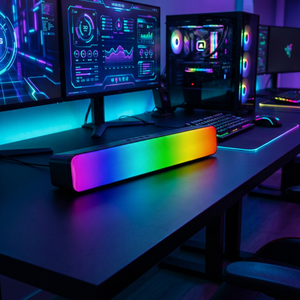 Altavoz Inalámbrico BT 5.3 Rectangular y Elegante <span class=keywords><strong>con</strong></span> Luz RGB, Tipo-C, Portátil, Sonido Estéreo para Exteriores, Venta al Por Mayor - Product Image 4