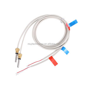 Sonde de température à haute précision personnalisée PT1000 RTD, sonde à filetage métallique pour compteur de chaleur - Product Image 1