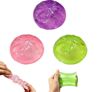 Jouets sensoriels anti-stress en peluche en forme de boulette pour adultes et enfants, à rebond lent, amusants, non toxiques, pour soulager l'anxiété des adultes