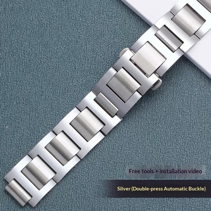 Correa <span class=keywords><strong>de</strong></span> <span class=keywords><strong>Reloj</strong></span> Original para <span class=keywords><strong>Reloj</strong></span> Blue Balloon, <span class=keywords><strong>de</strong></span> Acero Inoxidable 316L, con Hebilla <span class=keywords><strong>de</strong></span> Pin para <span class=keywords><strong>Hombre</strong></span> - Product Image 4