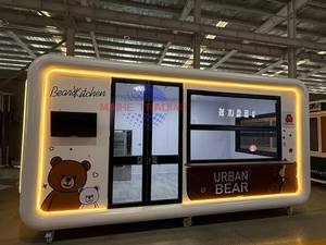 Camion de restauration multifonctionnel personnalisable avec services de crème glacée, bière, café et bonbons - Construction en acier inoxydable pour événements en plein air - Product Image 3