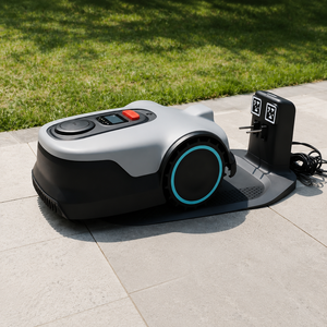 Tondeuse à gazon robotisée intelligente sans fil Perimeter Wire Free, 1000 m², contrôle par application Wifi, transmission intégrale, faible bruit, RTK-R1000 - Product Image 1
