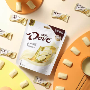 Vente en gros préférentielle : Bonbons solides D0ve Mini Bites au chocolat blanc crémeux et laiteux, 84g, en sachet - Product Image 2