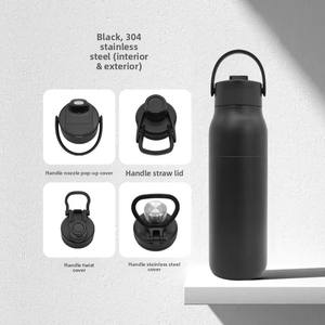 Nouvelle gourde isotherme à double paroi en acier inoxydable avec filtre à charbon, 890 ml, couleur personnalisée, anti-fuite, sans BPA, écologique, 2025 - Product Image 6