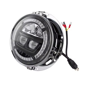Faro LED de 7 Pulgadas para Harley Davidson, 36W, Luz Alta y Baja, DRL, Señal de Giro, IP67 Impermeable, Lente de PC de Aluminio, Universal para <span class=keywords><strong>Jeep</strong></span> - Product Image 2
