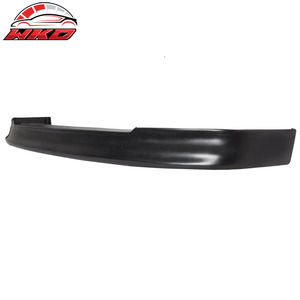 Alerón Delantero Estilo CS para Honda Civic EF 88-91, Sin Pintar, Negro, PU, Accesorio Exterior de Alta Calidad - Product Image 3