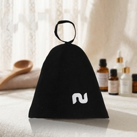 Chapeau de sauna en laine 100 % bio, léger et résistant à la chaleur, en feutre épais, pour hommes et femmes, idéal pour la banya et le spa – Fournisseur direct usine