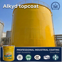 Peinture de finition liquide alkyde économique Wolong, anti-corrosion, décorative, pour extérieur, 6 couleurs pour structure en acier, métal