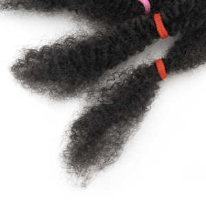 Vente en gros de lots de Nobles 12 pouces Kinky <span class=keywords><strong>Twist</strong></span> de meilleure qualité, or, Afro Kinky Bulk, mèche 10 brins/paquet, tresse au crochet - Product Image 2