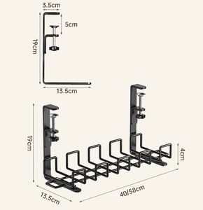 Gestione dei <span class=keywords><strong>cavi</strong></span> sotto la <span class=keywords><strong>scrivania</strong></span> installare cavo da <span class=keywords><strong>scrivania</strong></span> Organizer Rack sotto la <span class=keywords><strong>scrivania</strong></span> in piedi cavo Organizer - Product Image 5