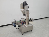 Machine de remplissage automatique de poudre sans poussière de table avec collecteur de poussière, équipement de remplissage de poudre à vis sans fin fermé pour usine alimentaire