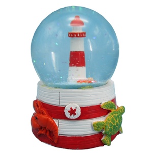 Polo aquatique en résine personnalisé en gros avec palmier, haute qualité, personnalisable, peint à la main, style <span class=keywords><strong>plage</strong></span>, boules <span class=keywords><strong>de</strong></span> neige, souvenirs, ornements - Product Image 5