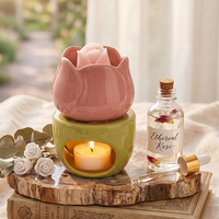 Aromatischer Keramik-Räucherstäbchenhalter & Teelicht-Lampe zur Schlafzimmerdekoration