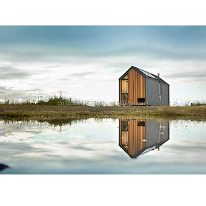 Casa Móvil Pequeña de Construcción Rápida sobre Ruedas, Casa Rodante de Acero Ligero de 20 pies/40 pies, Color Personalizado, Uso como Oficina - Product Image 4
