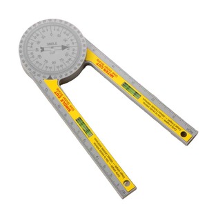 Aluminum Alloy Angle Gauge 360 Degree Protractor Woodworking DIY Cutting Tool - Product Image 2