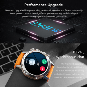 Hot <strong>Sale</strong> K52 Outdoor Sports <strong>Smartwatch</strong> 1.39" Screen Realtek8763EW Chip BT Calling 400mAh Battery Health Heart Rate BP Monitoring - Product Image 3