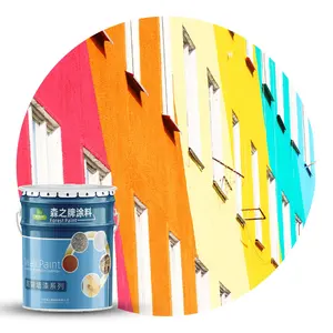 Forest wall coating manufacturer supply liquid good leveling latex house paint for interior and exterior wall decoration