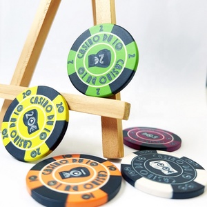 Jetons de poker vierges en céramique composite d'argile pure, personnalisables avec logo, professionnels, <span class=keywords><strong>Tina</strong></span> 10G 39mm 43mm 14g, pour la vente en gros - Product Image 2