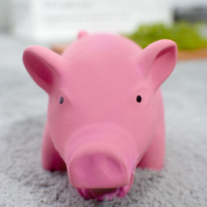 Wholesale Manufacturer Chew pink Color Squeaky Dog Latex <b>Pig</b> Toys - Product Image 2