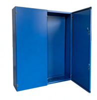 Boîtier mural double porte JY-01 OEM&ODM, panneau de commande extérieur en acier, boîte électrique avec porte intérieure
